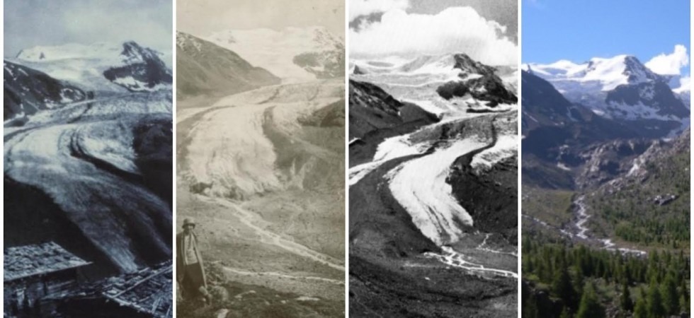 Il ritiro del ghiacciaio dei Forni dal 1890 al 2019